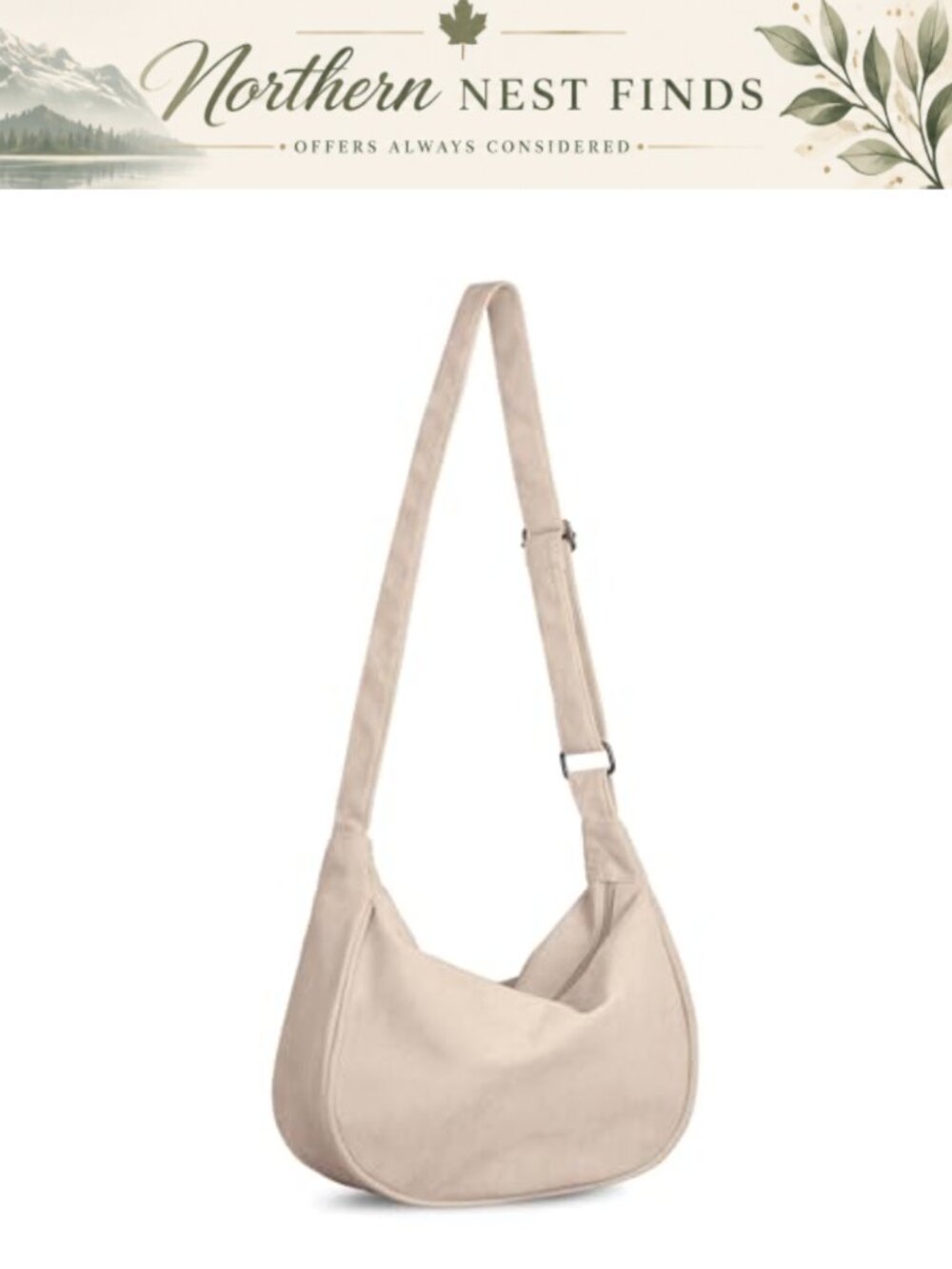 Corduroy Crescent Crossbody Bag Small Sling Hobo Dumpling Purse